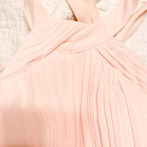 Little Mistress Light Dusty Pink Floral Maxi Dress - Picture 9 of 13